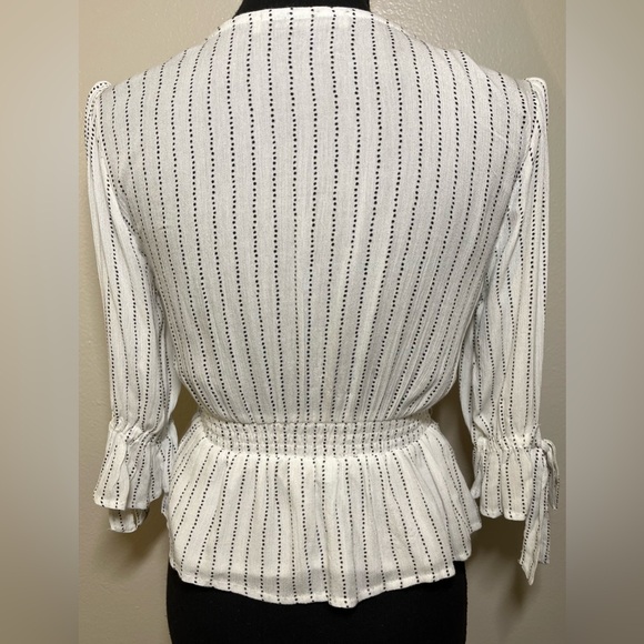 Abercrombie & Fitch Peplum Button-Down Blouse - Picture 3 of 4